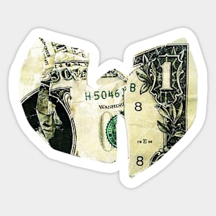 Wutang dollar Sticker